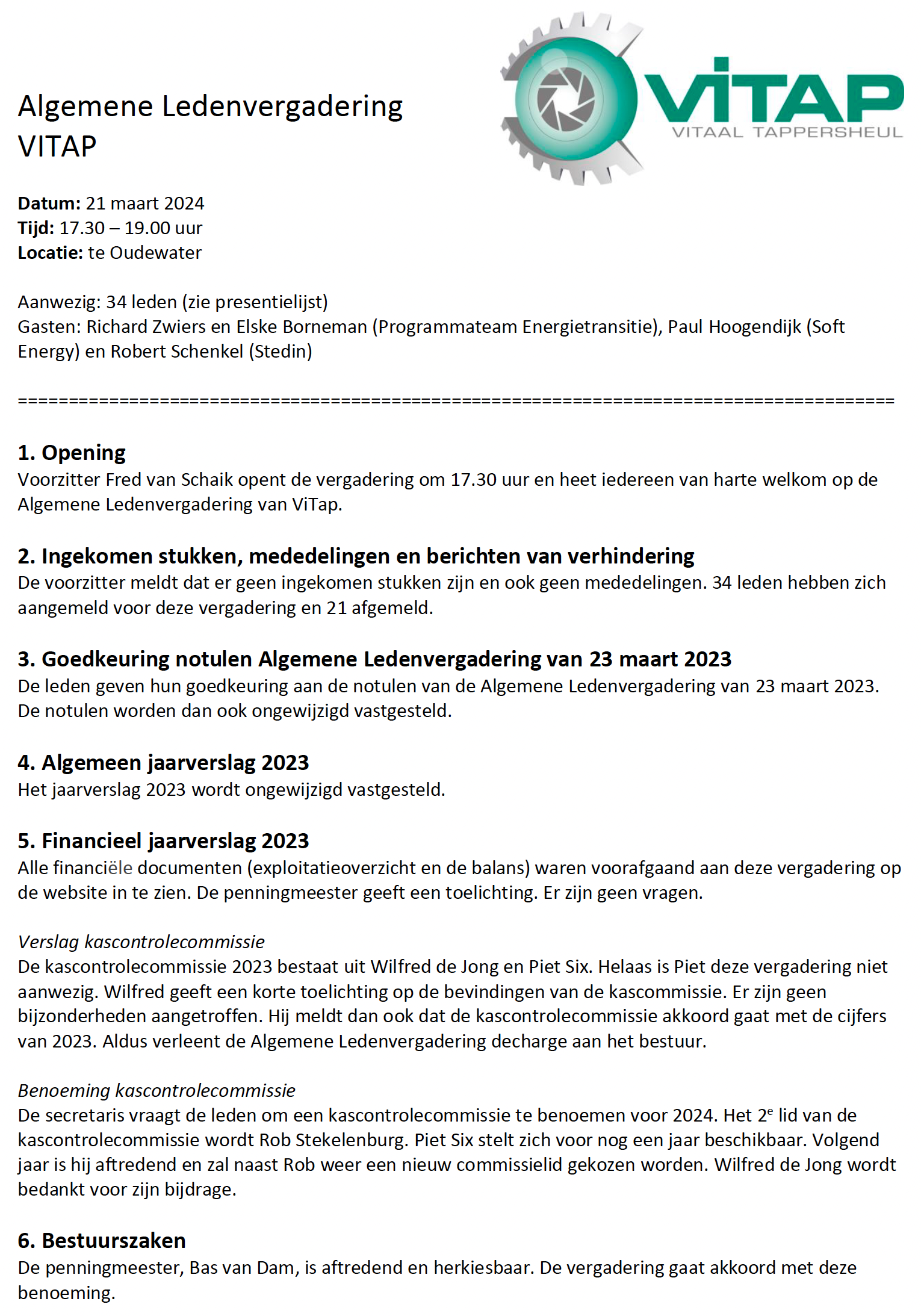 Notulen 2024